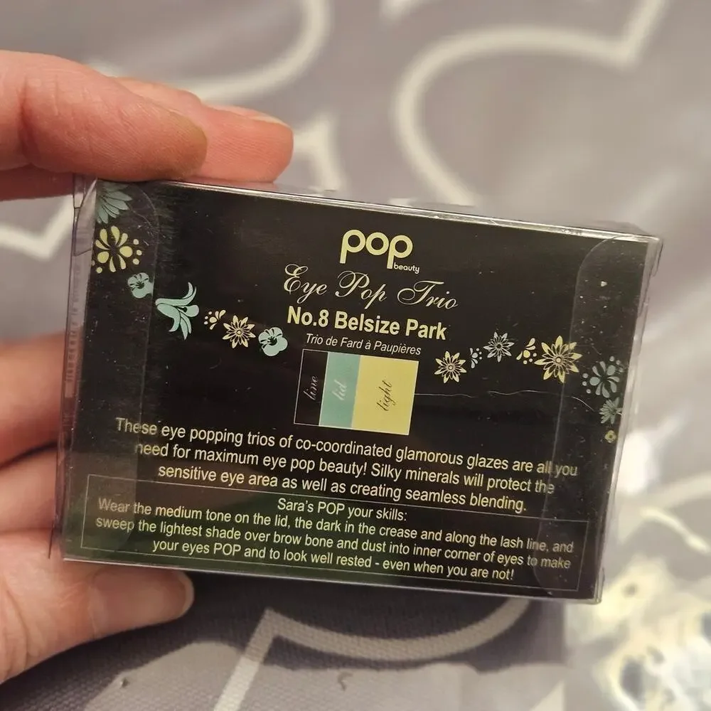 POP Beauty Eye Pop Trio Eye Shadow No 8 Belsize Park ~ DISCONTINUED & RARE